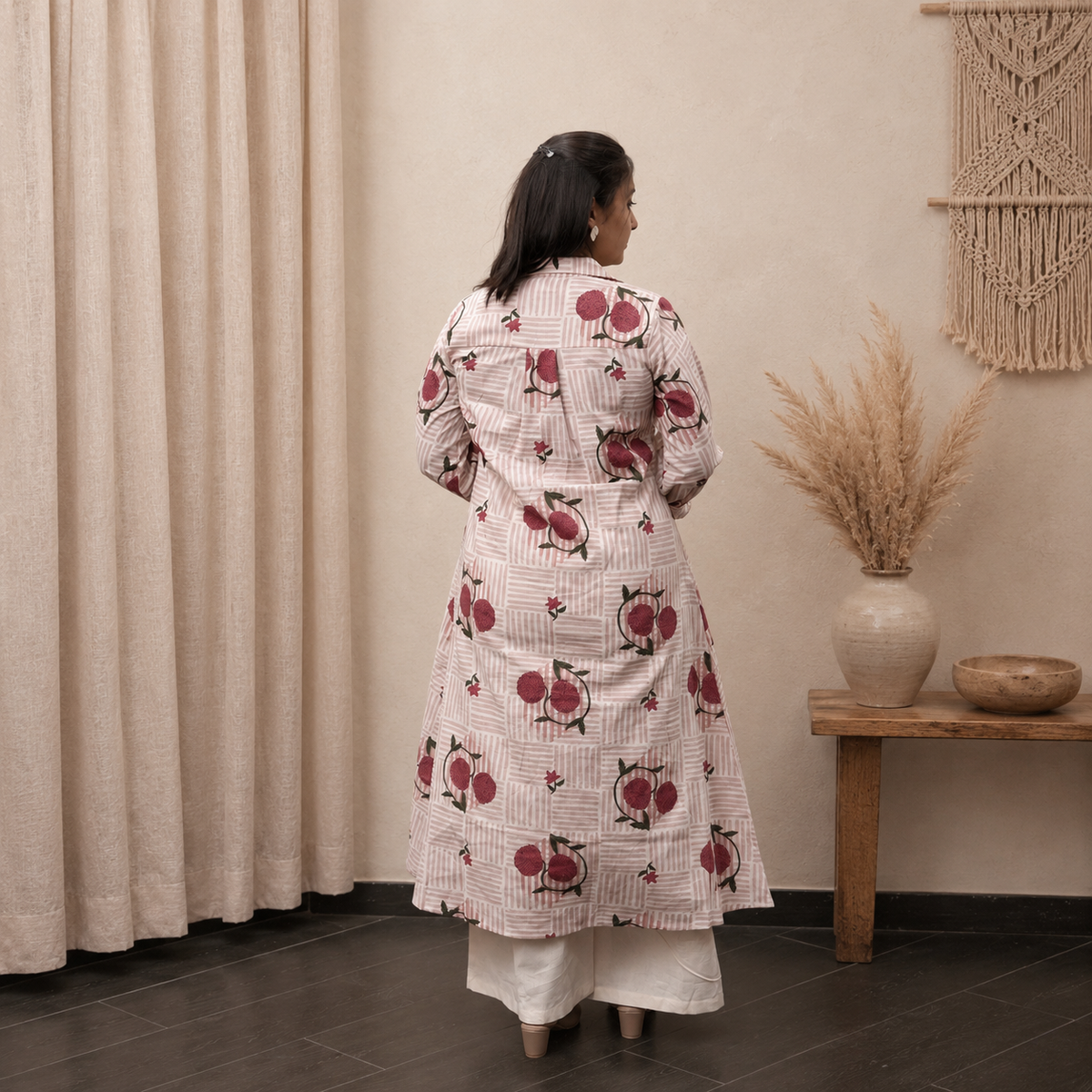 Floral Breeze Co-ord Set- Blush Pink