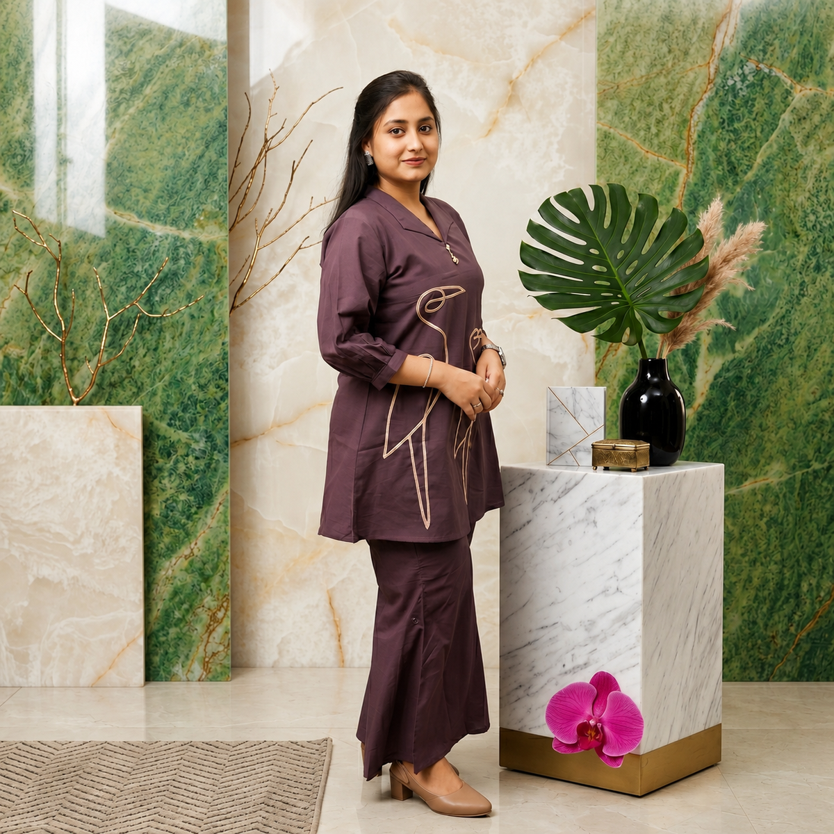 Midnight Plum Co-ord Set