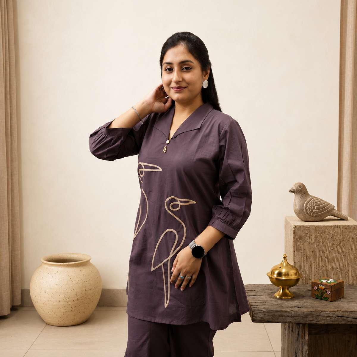 Midnight Plum Co-ord Set