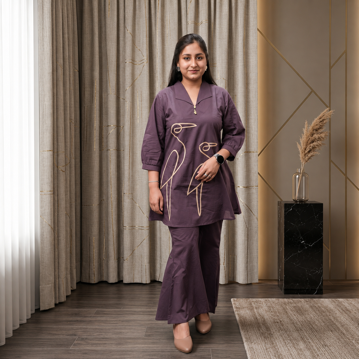 Midnight Plum Co-ord Set